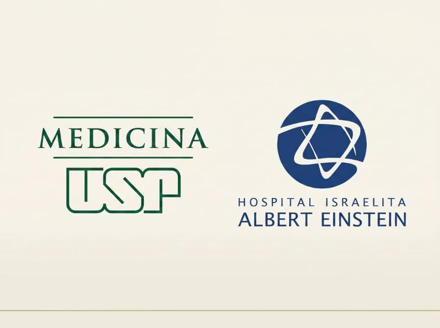 [IMG-PILAR-1] Logos da Faculdade de Medicina da USP e do Hospital Israelita Albert Einstein